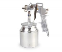 Пневматический краскопульт FoxWeld AERO с нижним бачком 0,7л