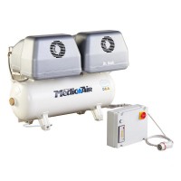 Медицинский безмасляный компрессор FINI DR.SONIC 640-90F-ES-6T (ресивер 90 л, осушитель)